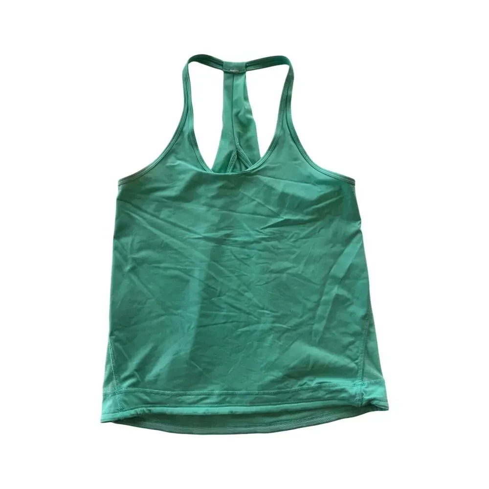 Lululemon Drop It Like It's Hot Tank Menthol Mint Green Women’s Medium Yoga Gym